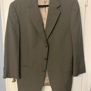VTG Austin Reed Men's Blazer in Olive Green Wool Sport Coat 42r 90s